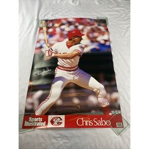 Chris Sabo Cincinnati Reds Sports Illustrated Poster 1980's #7500 35x23